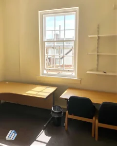 uPVC Sash window installation at Hereford County Hospital