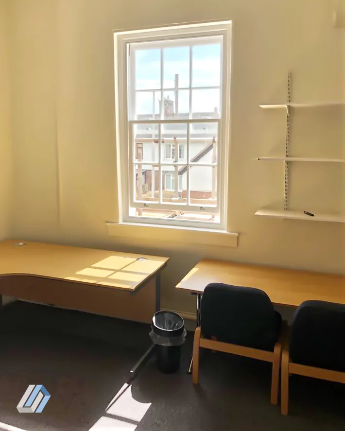 uPVC Sash window installation at Hereford County Hospital